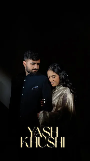 Epic Creator reel — Yash & Khushi’s grand reception shines with elegance, love,